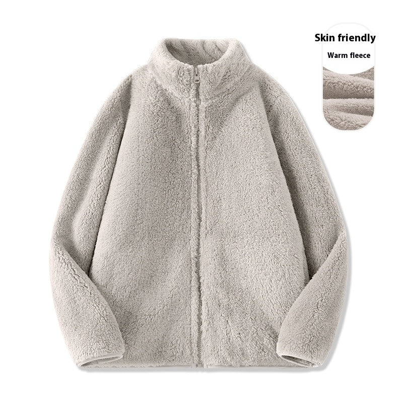 Autumn And Winter Fleece Shell Jacket Liner Gray, Fleece Lining Top