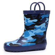 Kids' Durable Rubber Rain Boots with Fashion Print