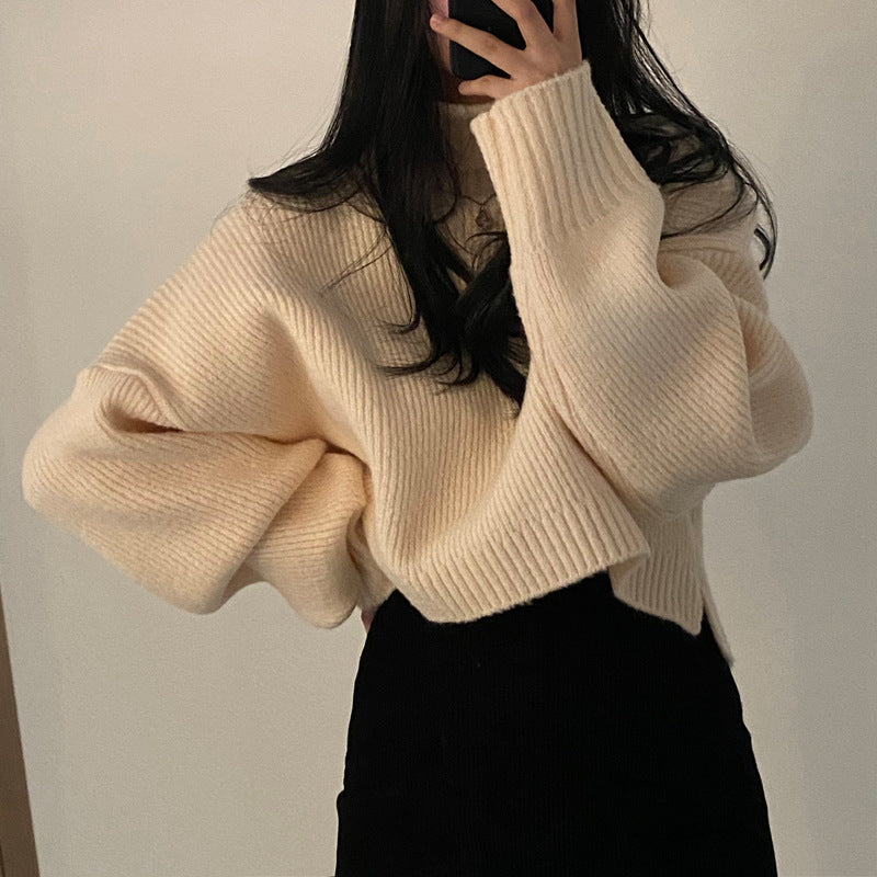 High Neck Thickened Warm and Good Quality Pullover Sweater