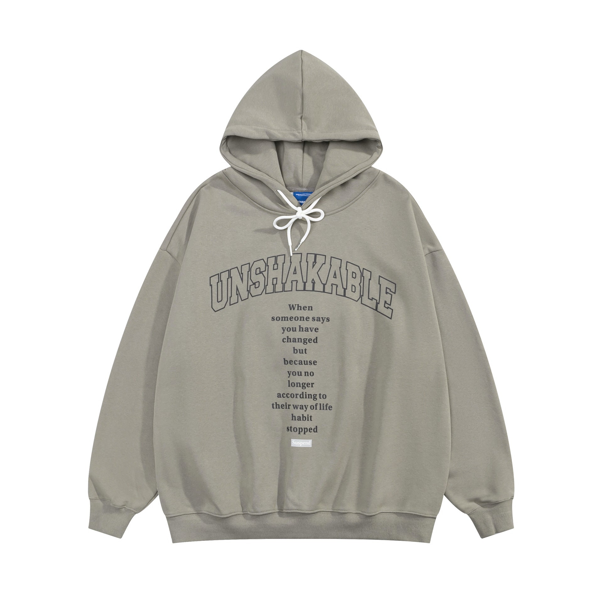 Unisex Fleece-Lined Hooded Sweatshirt Cozy Winter Pullover