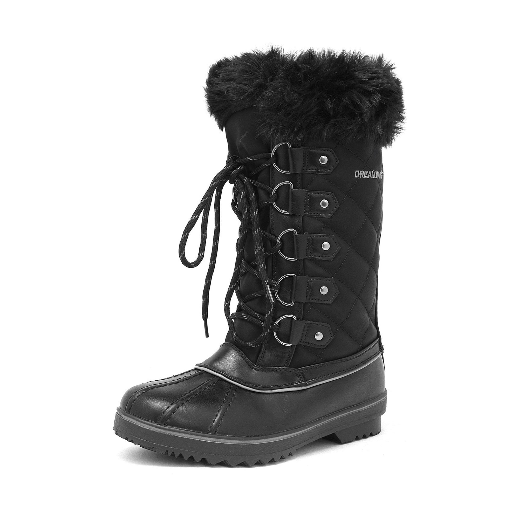 Women's Mid-Calf Waterproof Winter Snow Boots – Anti-Slip, Warm Outdoor Ankle Booties