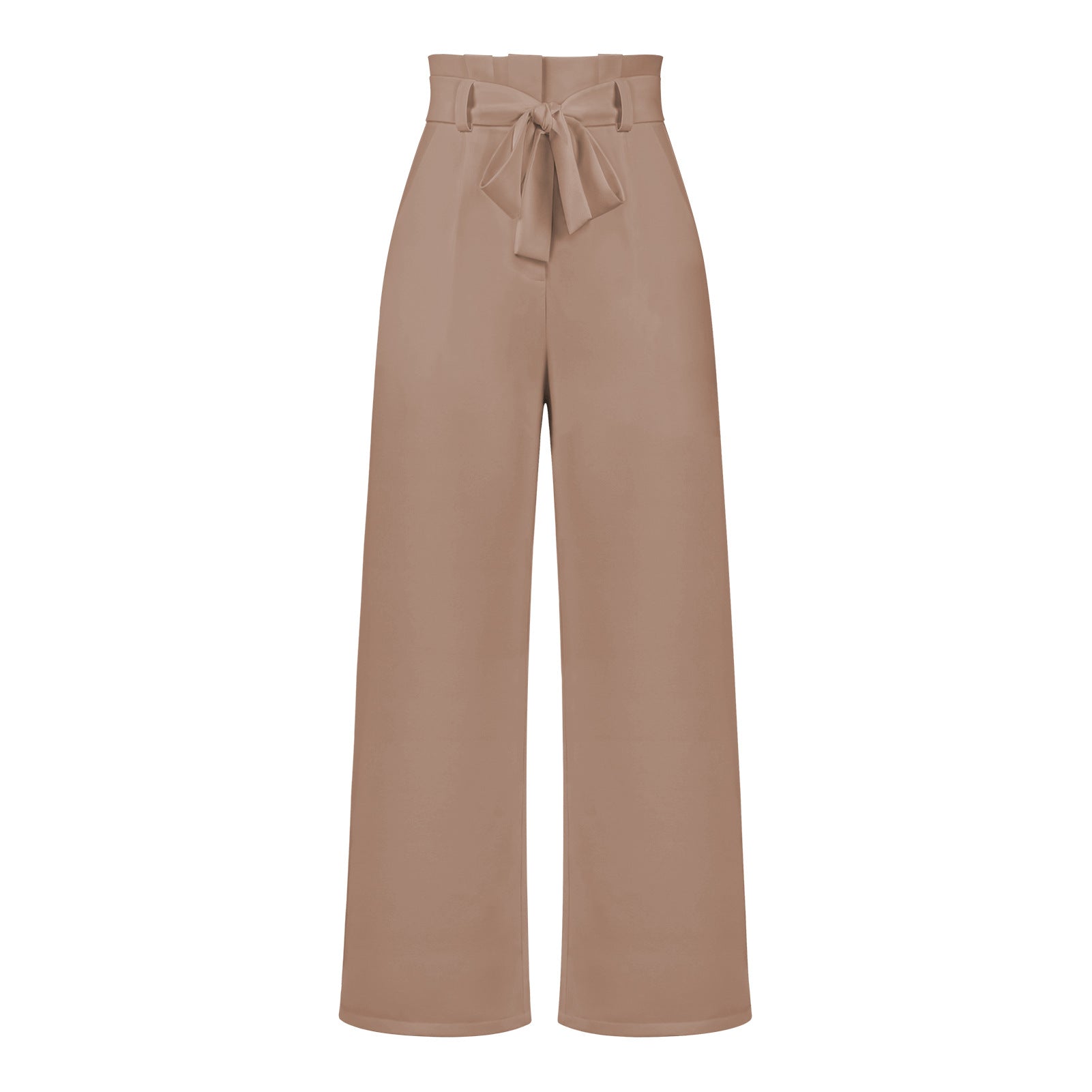 Women's Ice Silk Casual Wide-Leg Trousers