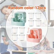 12-Piece Portable Fan Cooling Set with Hook Mount and Ice Cube Compatibility