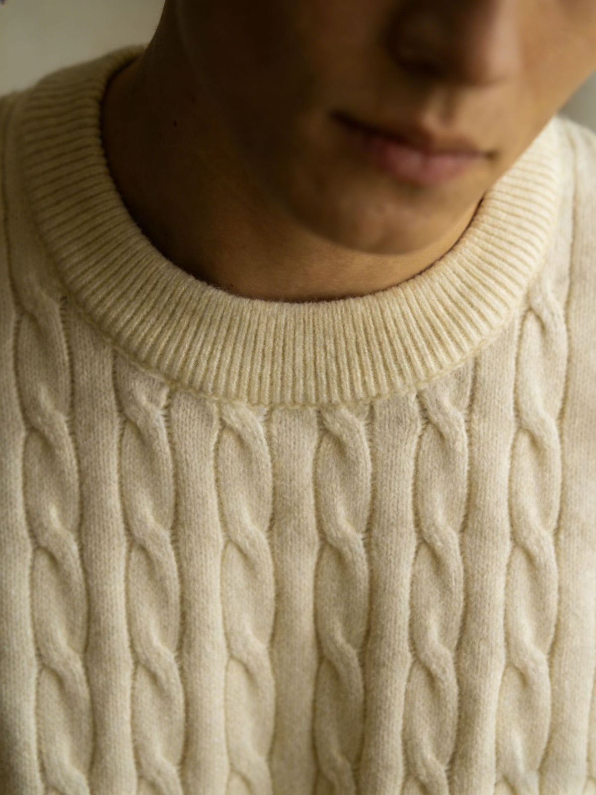 Textured Knit Sweater Mens Knitwear
