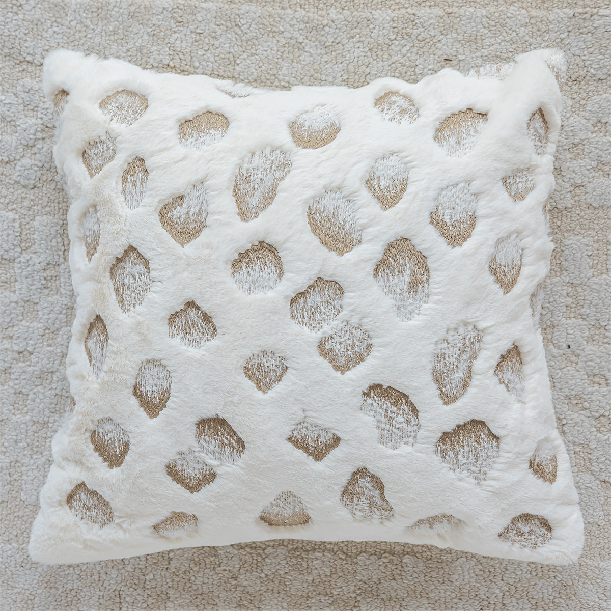 Luxury Embroidered Sofa Pillowcase – Modern Minimalist Style