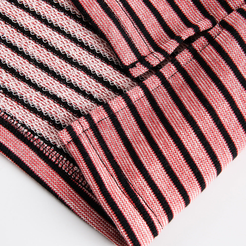 Unisex Striped Loose Knit Sweater for Spring & Autumn