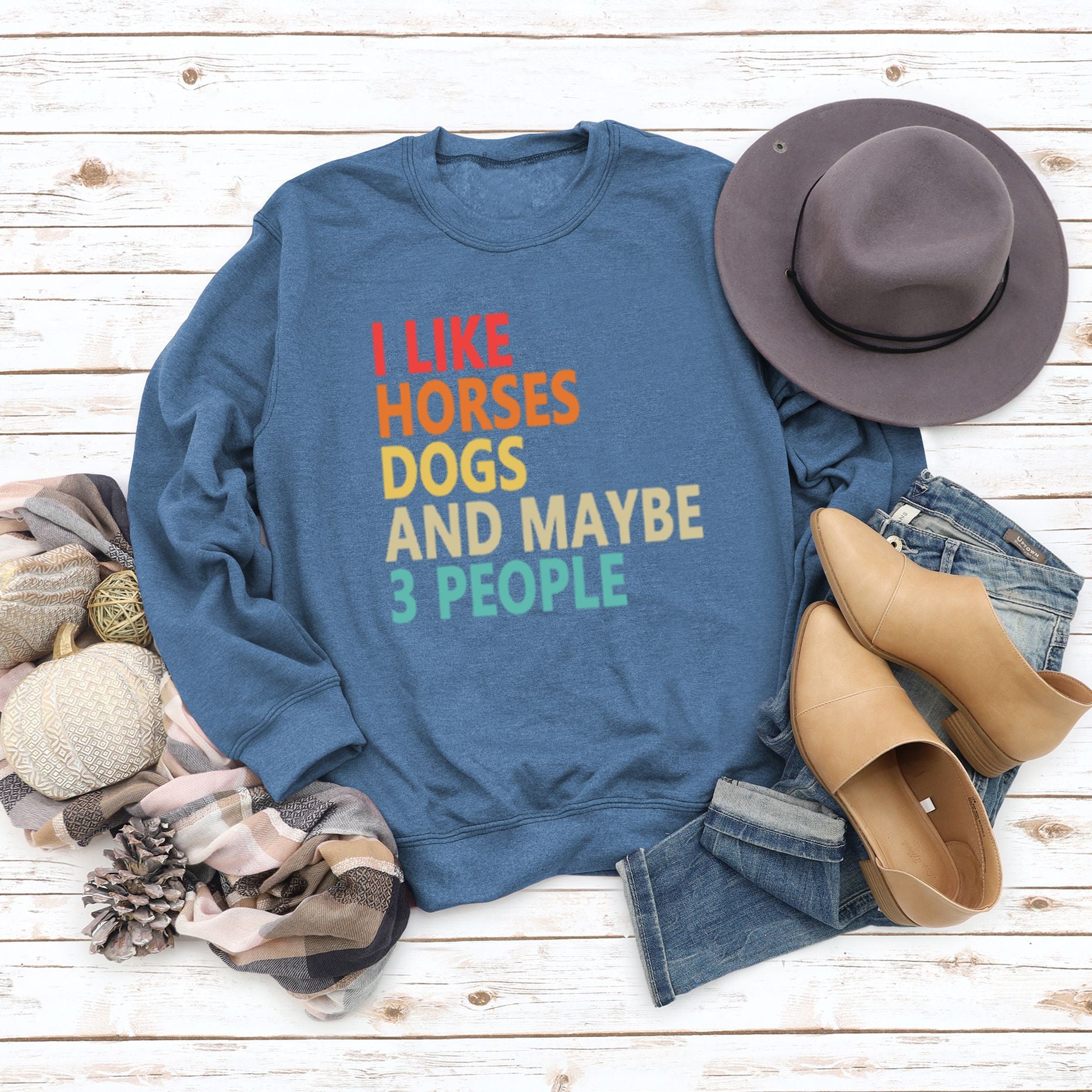 Women's Fashion Round Neck Printed Letter