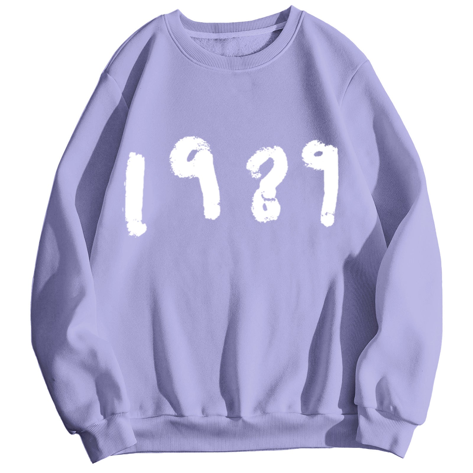 Women's 1989 Casual Long Sleeve Loose Round Neck Sweater