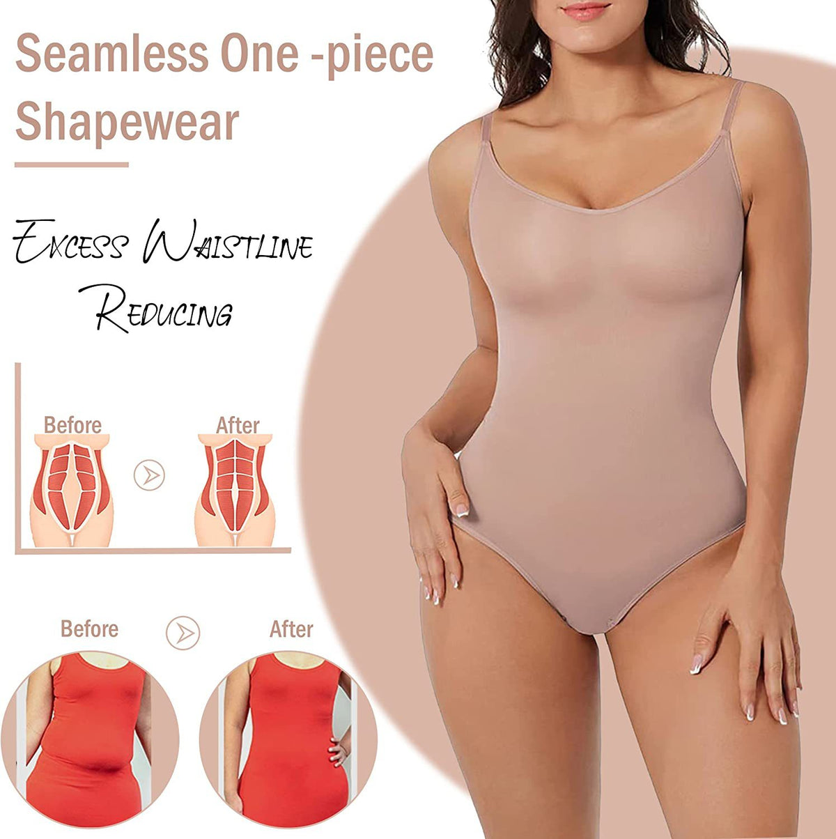Seamless High-Waist Shaper Panties & Hip Lifter