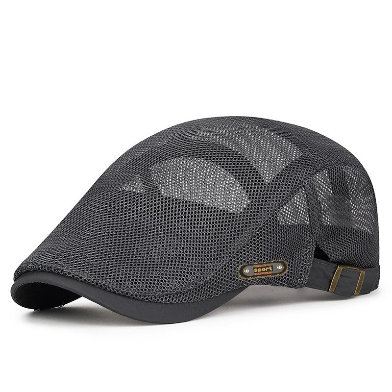 Unisex Summer Beret with Full-Mesh Lining