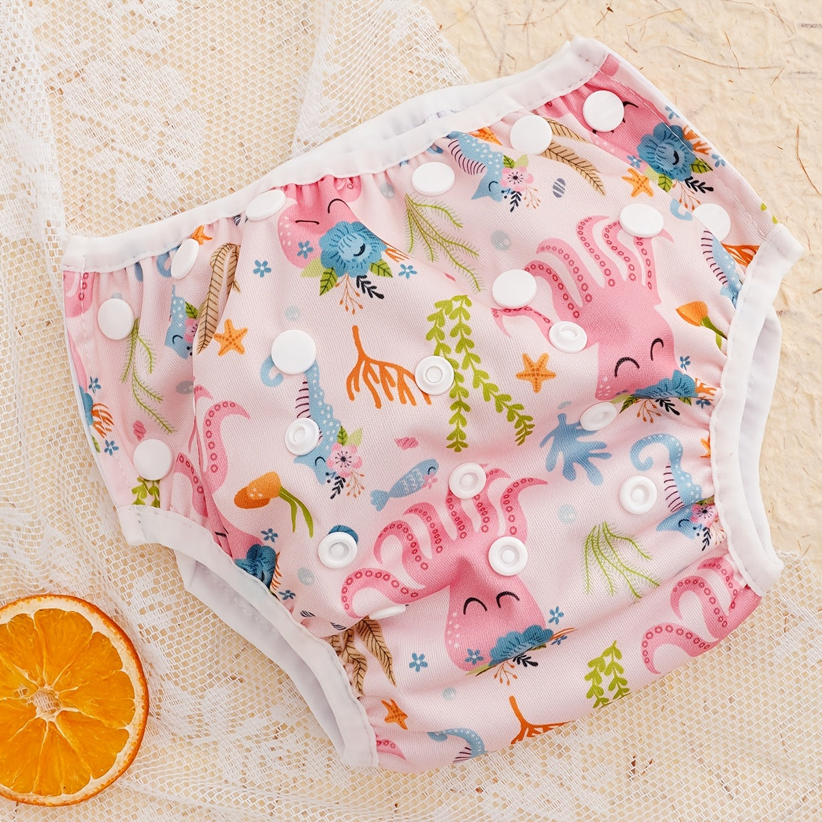 Adjustable Polyester Swim Diapers for Toddlers and Kids (3-15kg)