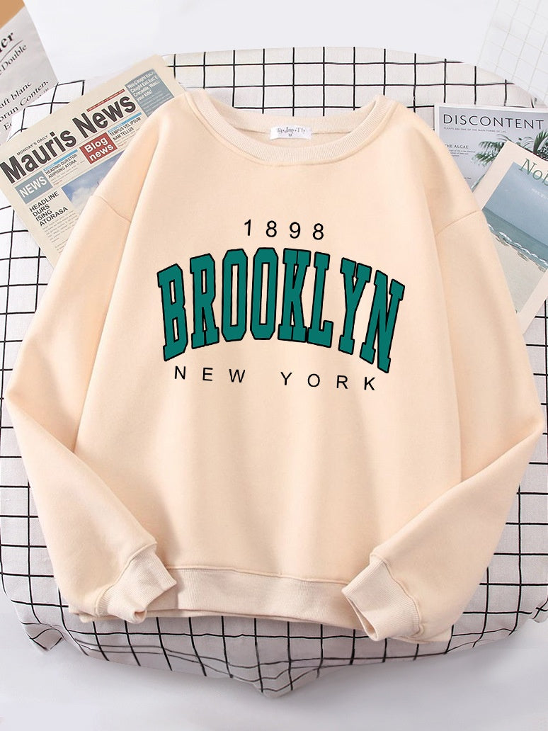 Brooklyn Kawaii Autumn Fleece Women's Sweatshirt