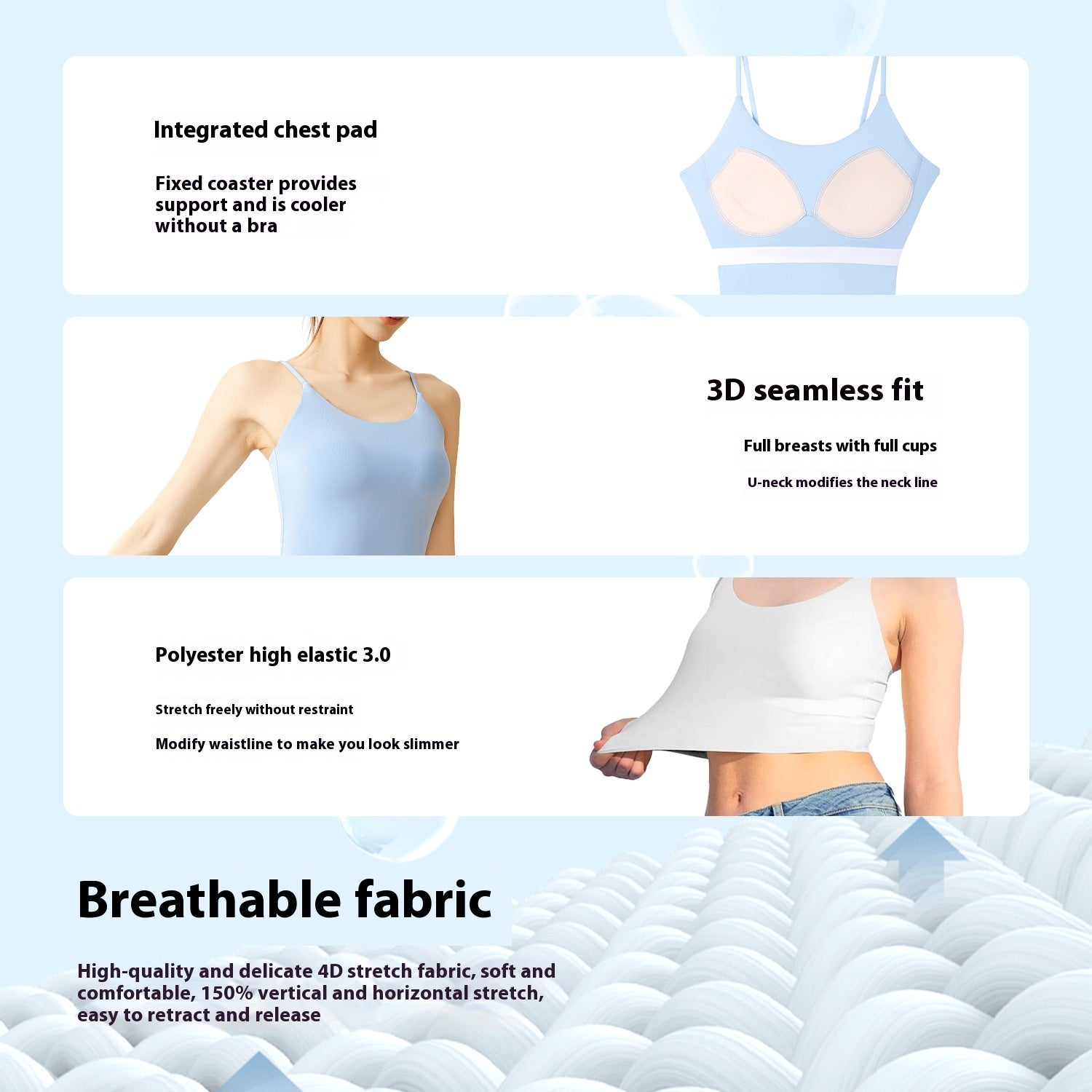 Sling Two-in-one Yoga Bra Vest Tube Top Fitness Vest