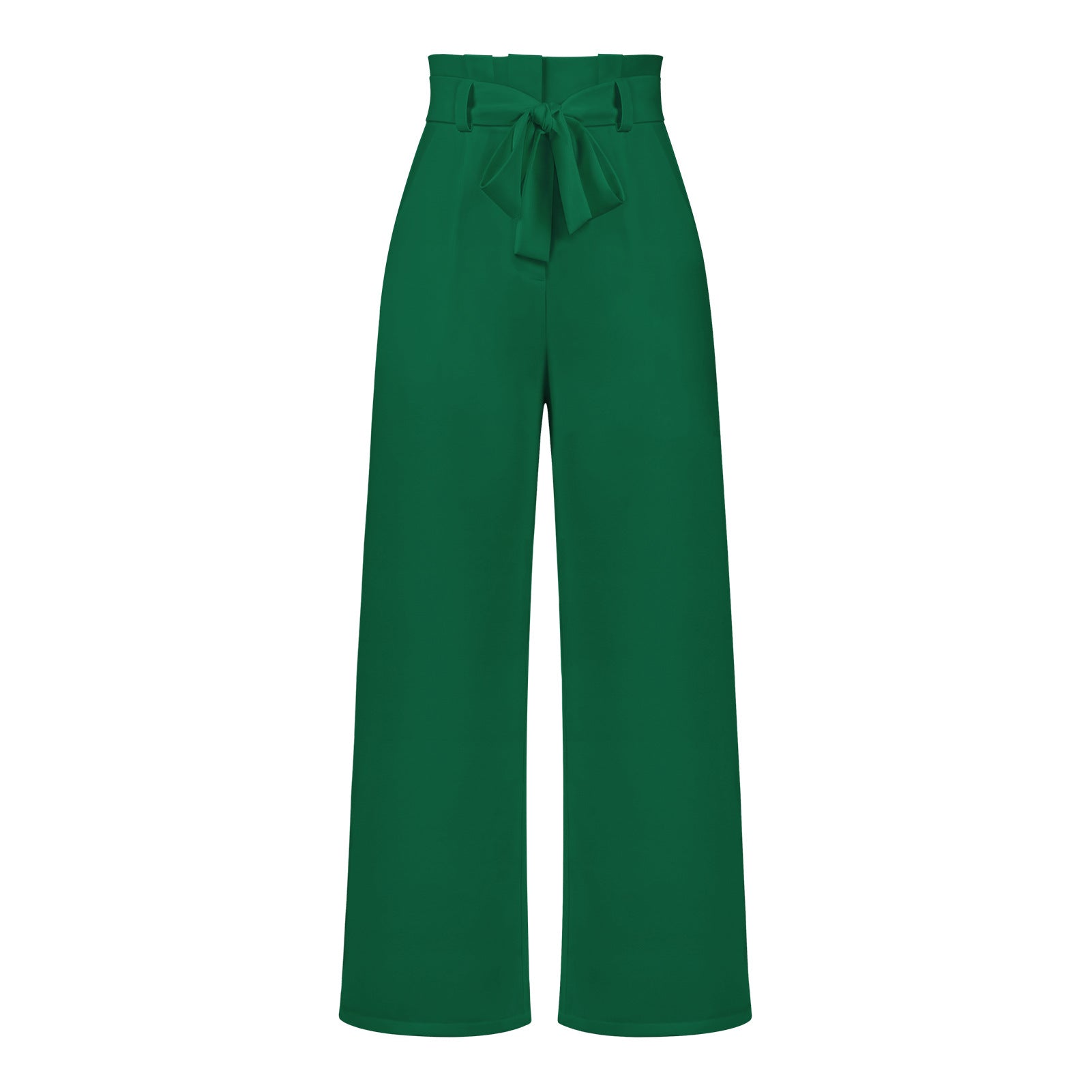 Women's Ice Silk Casual Wide-Leg Trousers