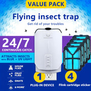 1 to 2 packs flying insect traps,bug zapper,Indoor Flying Insect Traps, Indoor Fruit Fly Traps, Fly Traps, UV Ultraviolet Lamps, Indoor Insect Traps, Flies, Moths, Mosquitoes, Etc., Suitable for Va...