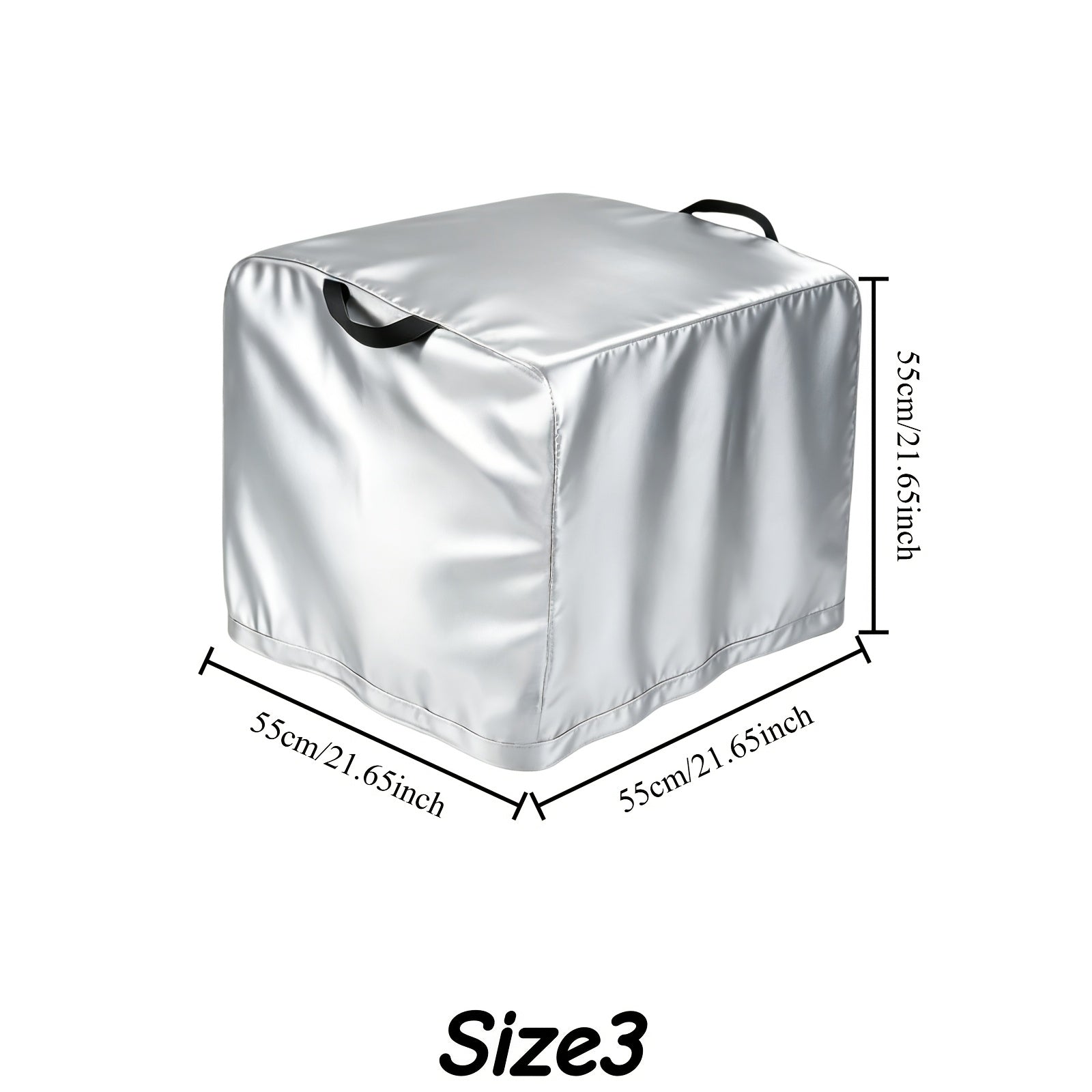 3D Printer Protective Cover – 300D Oxford Fabric, Black/Grey/Silvery, Three Size Options