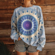 Printed Crew‑Neck Sweatshirt – Stylish Long‑Sleeve Top