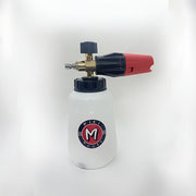 Heavy Duty 1L Snow Foam Cannon with Wide Neck and Adjustable Thick Foam, 1/4" Quick Connector