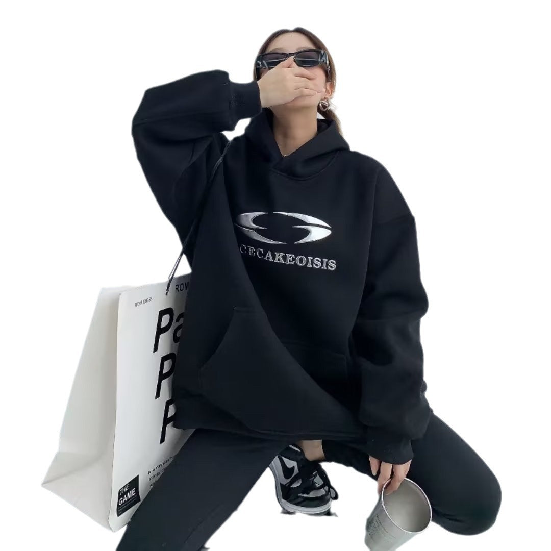 Women's Loose Casual Pullover Hoodie