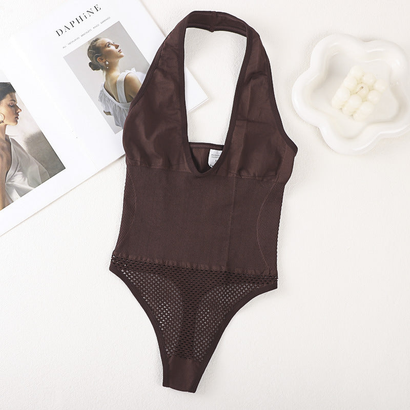 Women's Backless Slim-Fit Shaping Jumpsuit