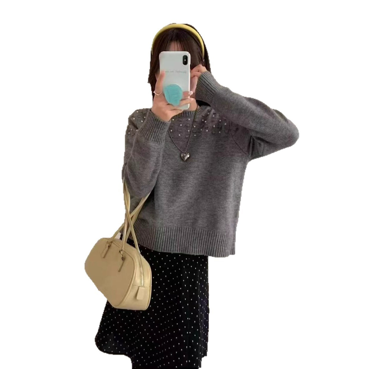 Round Neck Sweater for Women Designer Inspired Niche Base Layer New Spring Autumn Style