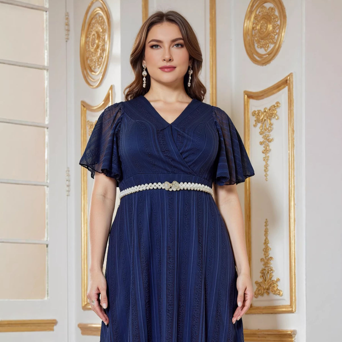 Elegant Evening Gown Tiktok-style Plus-size Womens Dress