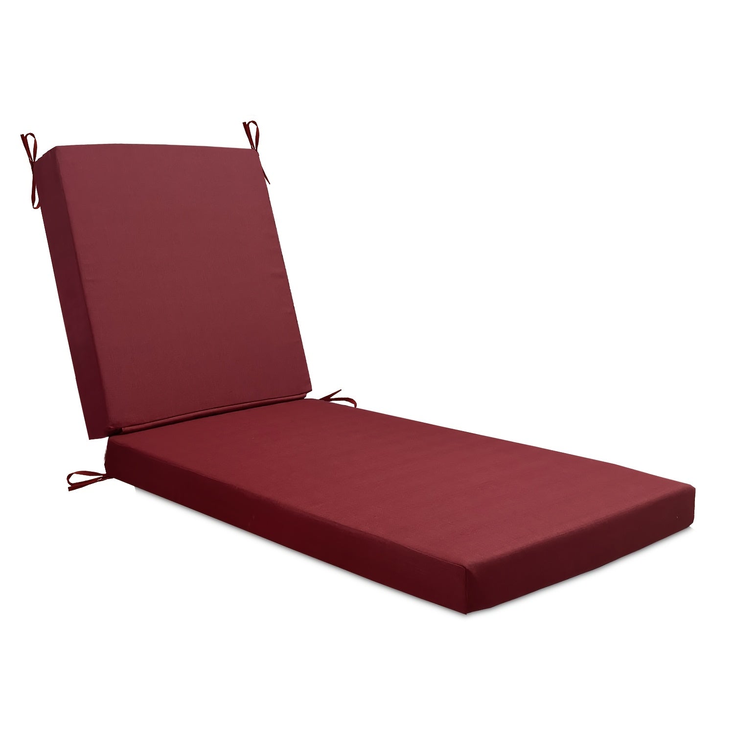 Outdoor Lounge Chair Cushion, Fade-Resistant with High Color Fastness, Removable and Washable, High Resilience, for Poolside Relaxation, 1pc
