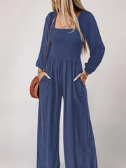 Women's Plus Size Wide Leg Commuter Trousers