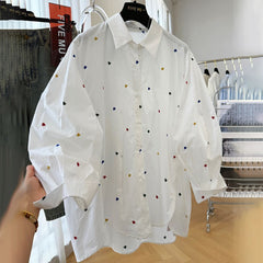 Heart-Shape Mid-Length Shirt For Women