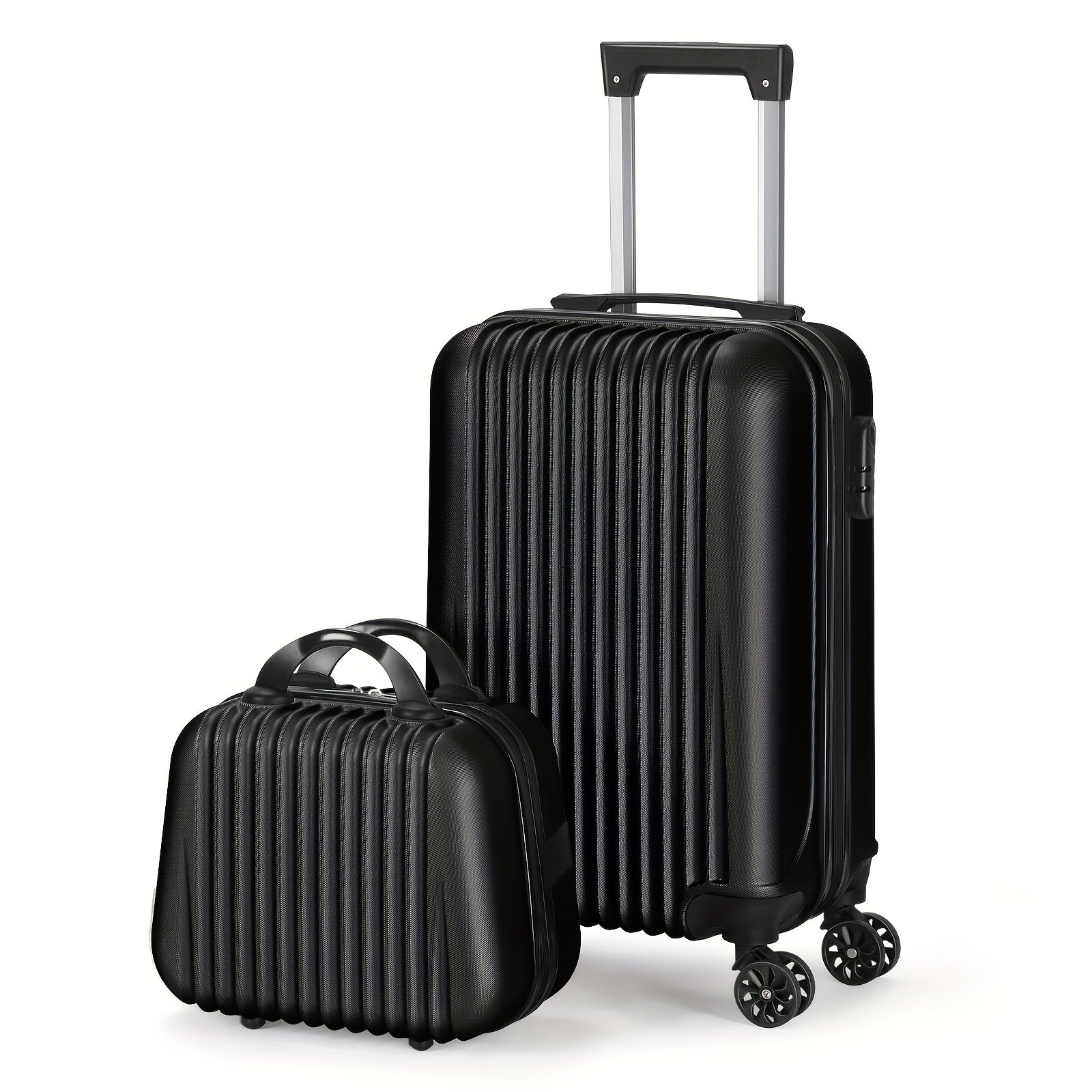 1pc/2pcs Suitcase Set Boarding Luggage Bag, 20inch Satchel Suitcase And 14inch Handbag Can Be Worn Diagonally Across The Trolley Case, with Wheels, Multi-Color Suitcase, for Office, Carryon...