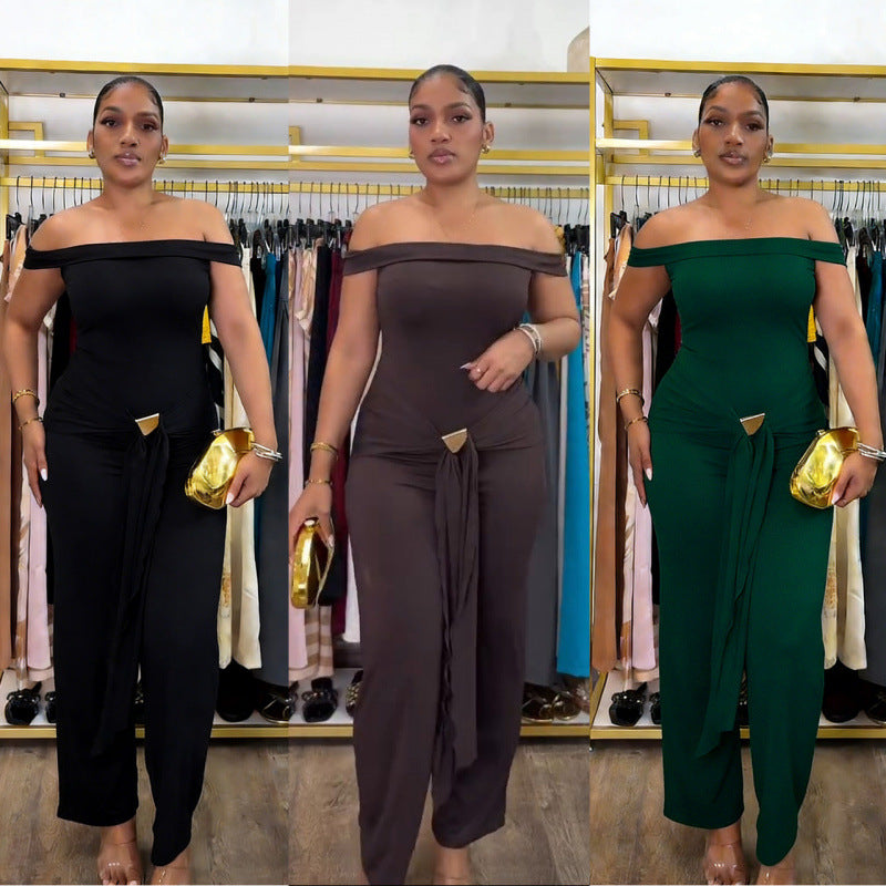 Women's Elegant Strappy Casual Jumpsuit