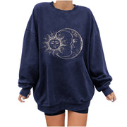 Urban Velvet Pullover Sweatshirt - Stylish & Cozy