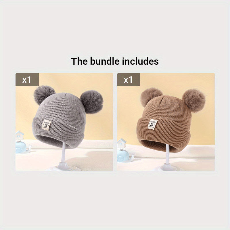 Winter Knitted Unisex Hat – Breathable Stretch-Fit Soft Warm Hand Washable