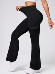High-Waisted Workwear Gym Leggings with Pockets