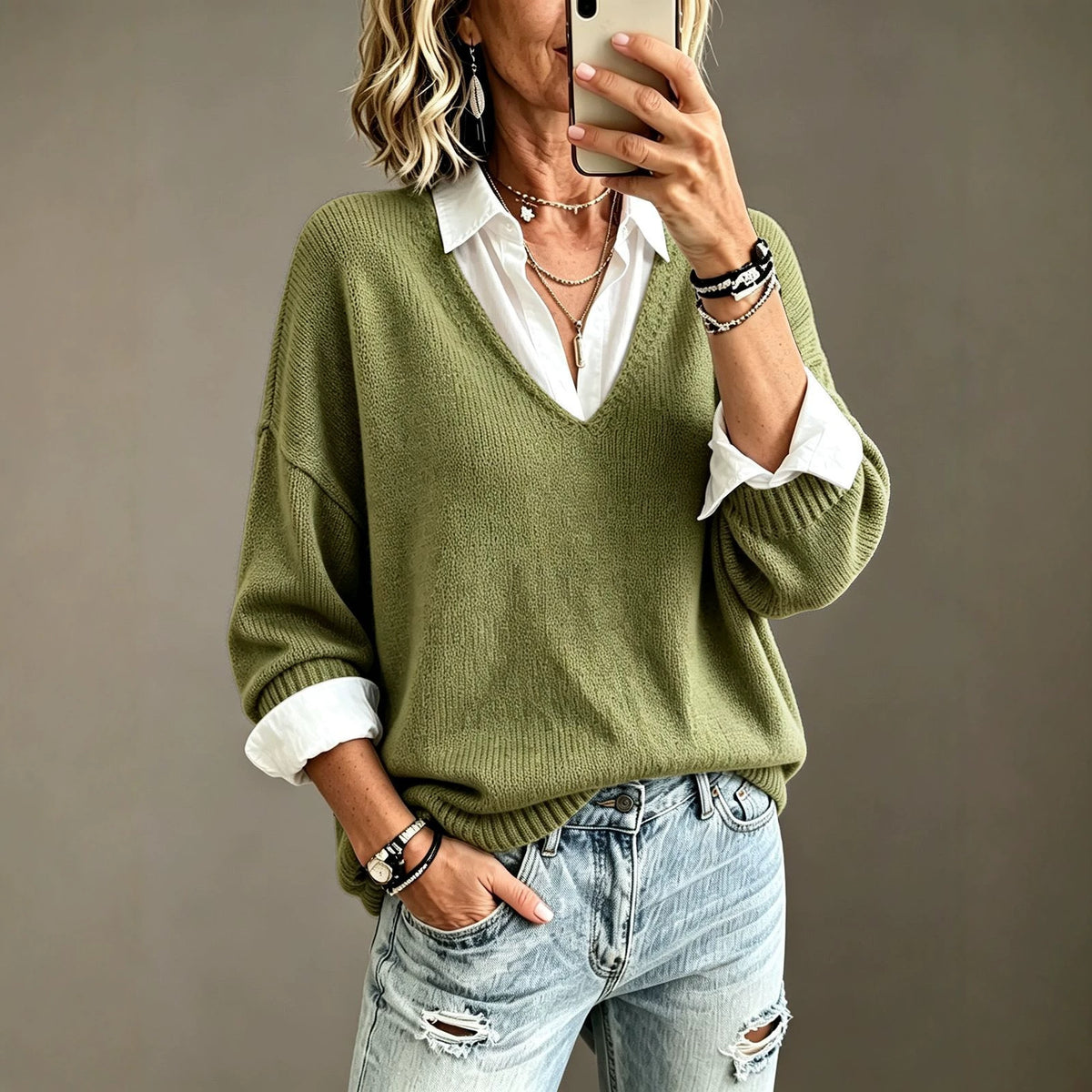 Everyday Casual Elegant Long-sleeve Sweater