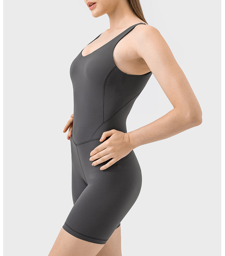 Sculpting Casual Solid Jumpsuit for Women