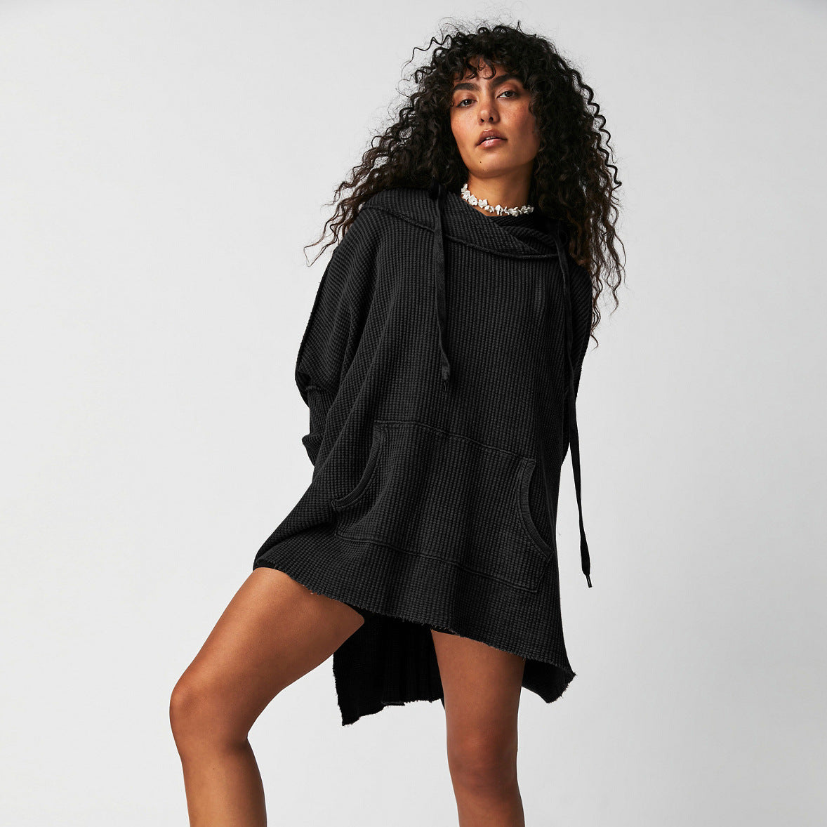 Cozy Oversized Hooded Sweater for Women