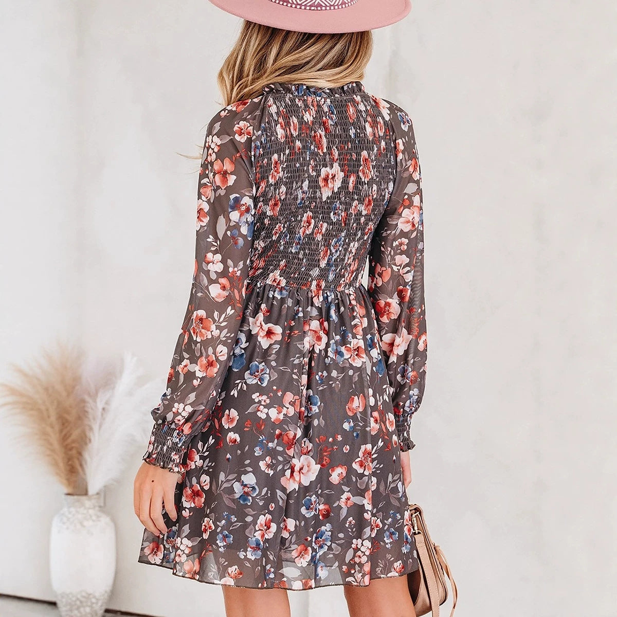 Chic Floral High-Waist Skirt for Women