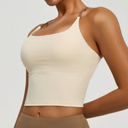 High-Support Sports Vest for Women - Shockproof Fitness Bra for Intense Workouts