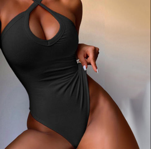Sexy Summer Sleeveless Tapered Jumpsuit