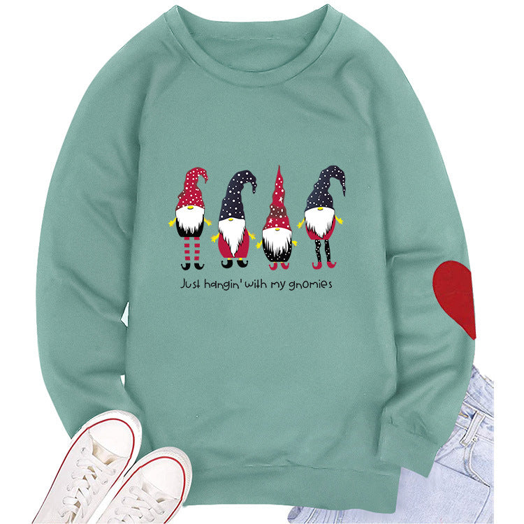 Women's Round Neck Arm Love Sweater