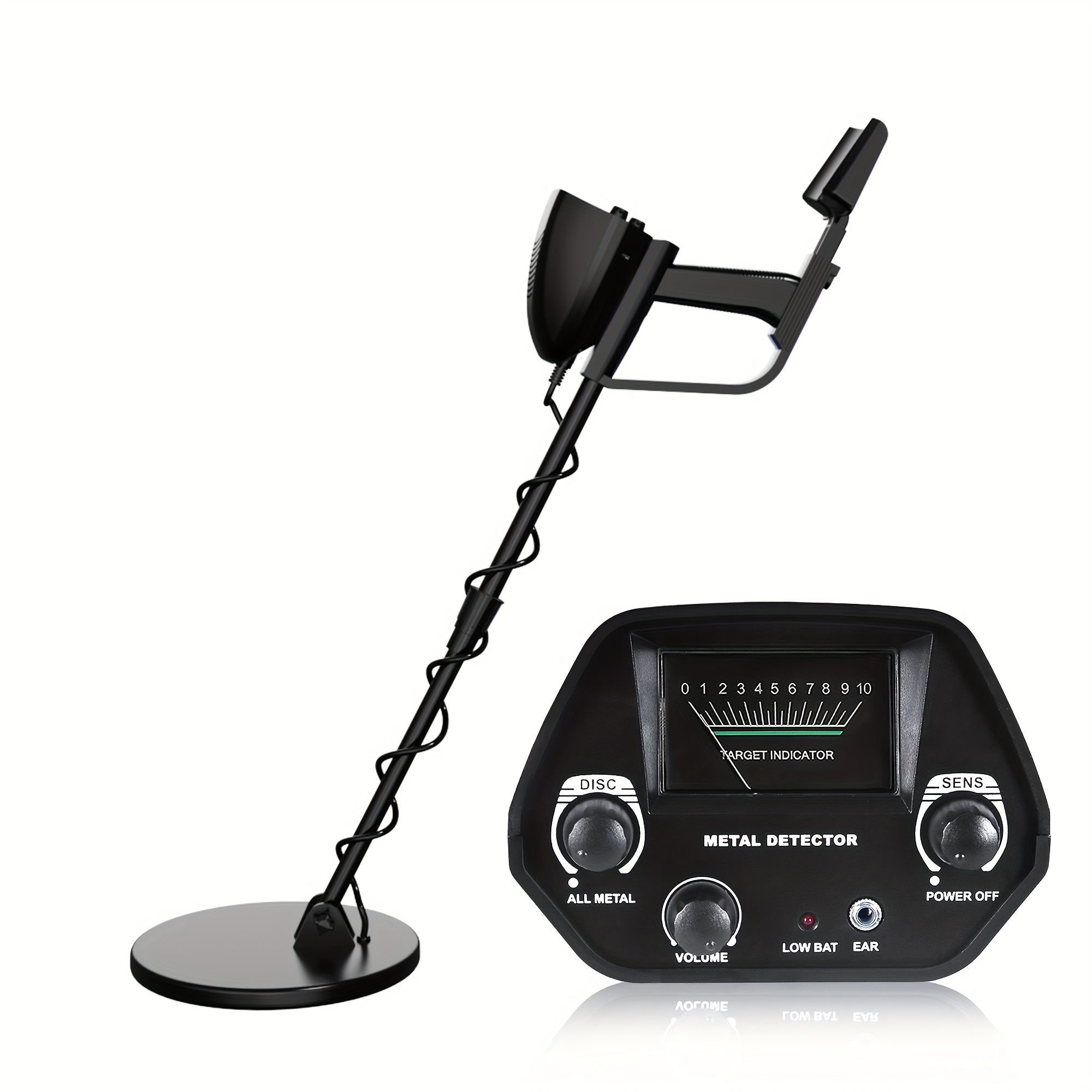 High‑Sensitivity Outdoor Metal Detector with All‑Metal Discrimination and Positioning Functions