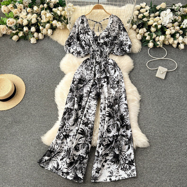 Lady Temperament Casual Wide Leg Jumpsuit