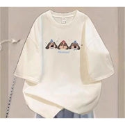 Women's Vintage Heavyweight Short‑Sleeve Tee – Loose Fit