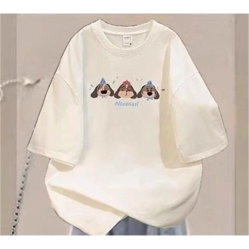 Women's Vintage Heavyweight Short‑Sleeve Tee – Loose Fit