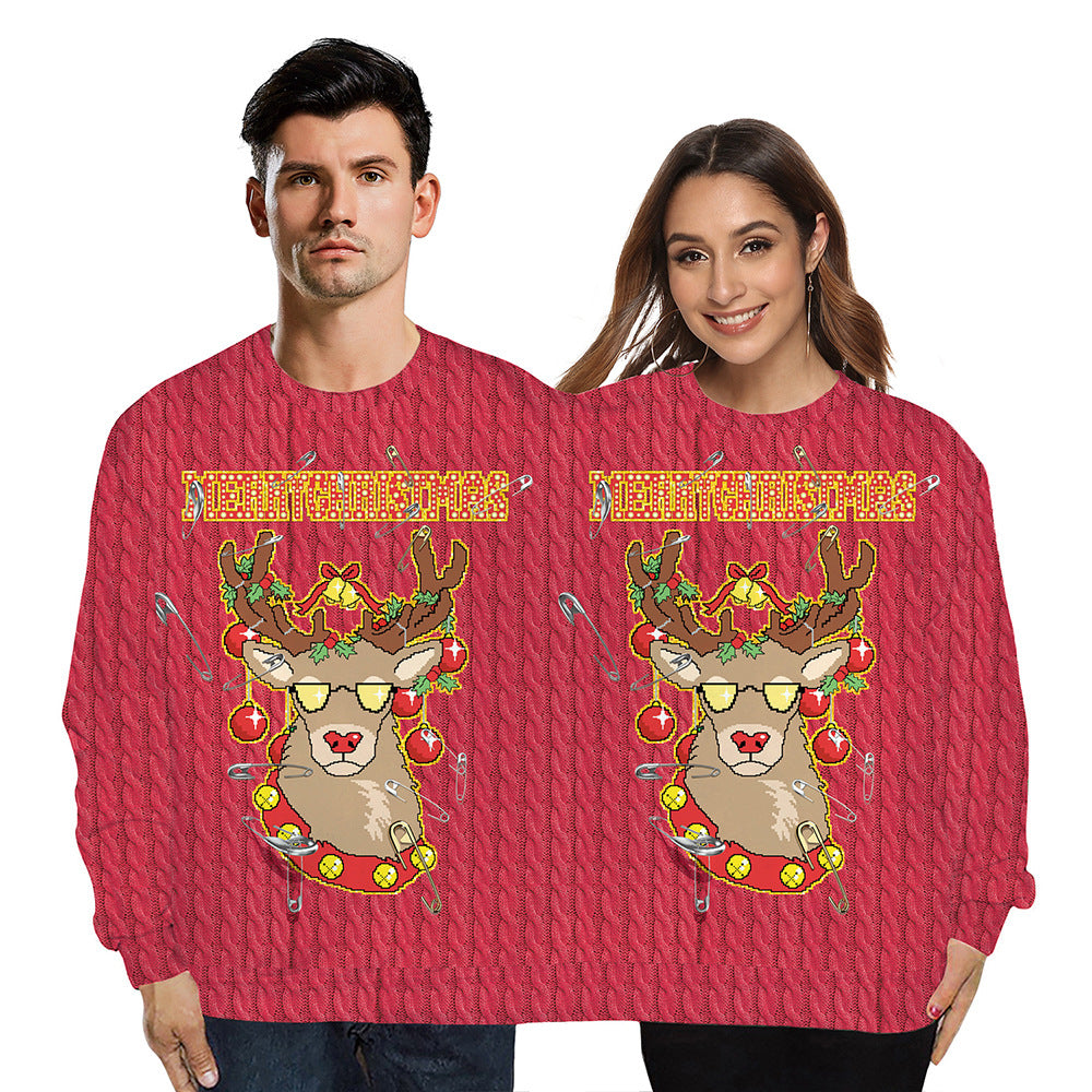 Long Sleeved Sweater For Christmas One Piece Lovers