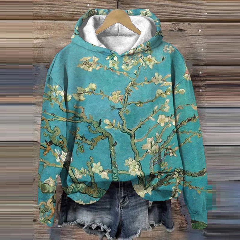 Bold 3D Digital Print Hip Hop Pullover Hoodie