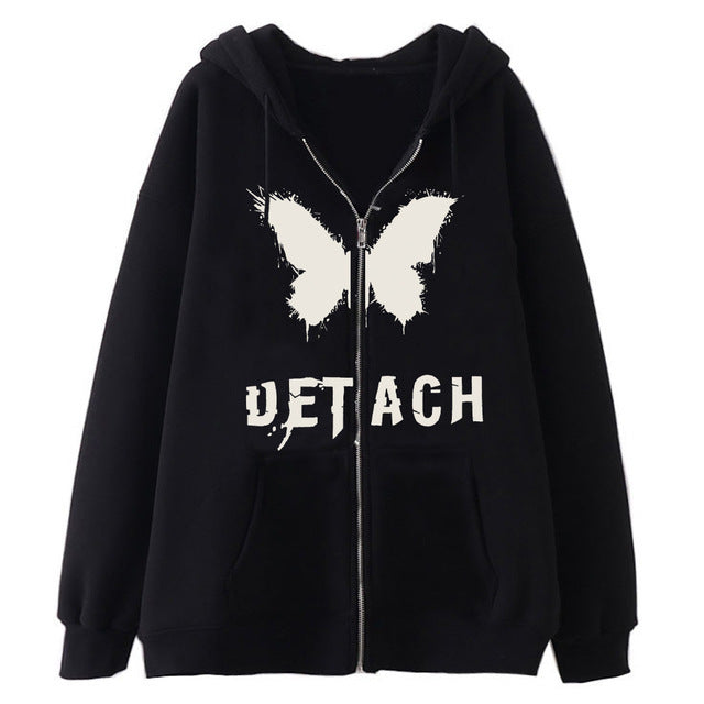 Dark Skull Skeleton Zip-Up Hoodie & Sweatshirt