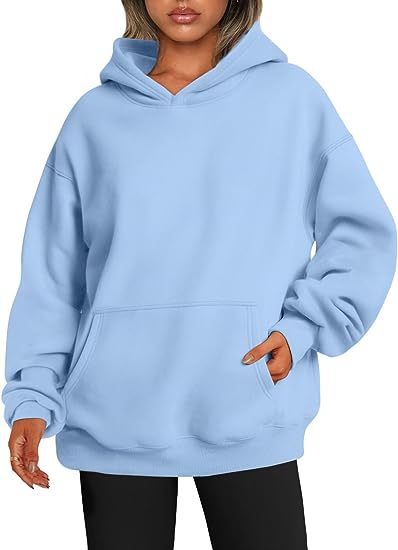 Oversized Hooded Sweatshirt with Pockets