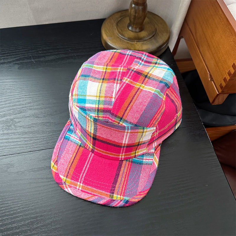 Personalized Check Baseball Cap for Men & Women